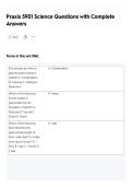 Praxis 5901 Science Questions with Complete&NewLine;Answers