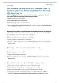 CNA Prometric Test Prep 2026&sol;2027 Latest Real Exam 130&NewLine;Questions and Correct Answers&sol; Certified Nurse Assistant &ndash; &NewLine;CNA Exam Prep Test &NewLine;