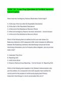 NERC RC Exam Prep &vert;Questions & Verified Answers &vert; Latest Update
