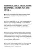 EXAM 5 NUR242 ACTUAL PAPER 2026&NewLine;QUESTIONS AND ANSWERS GRADED A&plus;&NewLine;