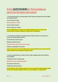 NR341 Question Bank for Pharmacology CJE Benchmark &ndash; All Topics Fully Covered &vert; Actual Exam Questions and Correct Answers &lpar;100&percnt; Verified&rpar; with Rationales &vert; Newest Update 2026 A Grade