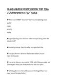 EXAM 1 NUR242 MEDICAL SURGICAL NURSING&NewLine;ACTUAL ASSESSMENT 2026 COMPLETE&NewLine;SOLVED QUESTIONS