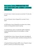 Excavation Safety BOARD EVALUATION&NewLine;2026 GUARANTEED PASS ANSWERS&NewLine;GRADED A&plus;