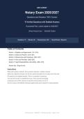New Jersey Notary Exam 2026&sol;2027 Questions Answers 100&percnt; Correct &vert; Complete Exam-Style Questions &vert; 100&percnt; Verified &ndash; Detailed Rationales &ndash; Pass Guaranteed &ndash; A&plus; Graded&NewLine;&NewLine;&NewLine;