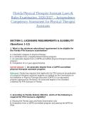 Florida Physical Therapist Assistant Laws & Rules Examination&comma; 2026&sol;2027 &ndash; Jurisprudence Competency Assessment for Physical Therapist Assistants