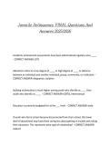Juvenile Delinquency FINAL Questions And Answers 2025&sol;2026