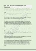 FIN 320F - Exam 1&comma;2 & 3 Compiled Study Guide terms with Solutions&period;