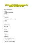 PFCCS Exam &lpar;2026&sol;2027&rpar; Questions and Verified Answers&comma; 100&percnt; Guarantee Pass