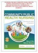 Test Bank for Community&sol;Public Health Nursing 8th Edition by Mary A&period; Nies & Melanie McEwen &vert; ISBN  &vert; Chapters 1&ndash;34 Complete &vert; NCLEX Questions&comma; Answers & Rationales