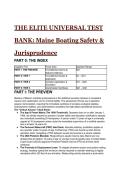 S-Tier Maine Boating Safety Test Bank&colon; 2026&sol;2027 Jurisprudence & License Prep