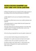 FACHE ACHE BOG EXAM 2026 ACTUAL&NewLine;SOLVED QUESTIONS GRADED A&plus;