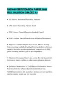 FAC1601 PREPARATION TEST 2026&NewLine;QUESTIONS AND CORRECT ANSWERS&NewLine;GRADED A&plus;
