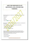 AERT 3820 MIDTERM EXAM&NewLine;QUESTIONS AND ANSWERS 2026&NewLine;VERIFIED&period;