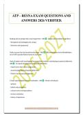 ATP &ndash; RESNA EXAM QUESTIONS AND&NewLine;ANSWERS 2026 VERIFIED&period;