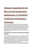 2026&sol;2027 S-Tier Ohio LNHA Exam Prep&colon; Strategic Guide to BELTSS Certification & Regulatory Governance
