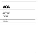AQA Functional Skills Level 1 English Reading Mark Scheme Jan 2025&NewLine;&NewLine;