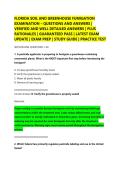 FLORIDA SOIL AND GREENHOUSE FUMIGATION &NewLine;EXAMINATION &ndash; QUESTIONS AND ANSWERS &vert; &NewLine;VERIFIED AND WELL DETAILED ANSWERS &vert; PLUS &NewLine;RATIONALES &vert; GUARANTEED PASS &vert; LATEST EXAM &NewLine;UPDATE &vert; EXAM PREP &vert; STUDY GUIDE &vert; PRACTICE TEST 
