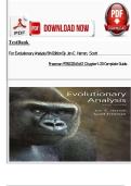 Test Bank For Evolutionary Analysis 5th Edition By Jon C&period; Herron&semi; Scott Freeman 9780321616678 Chapter 1-20 Complete Guide &period;&NewLine;