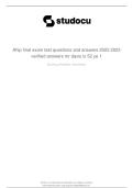 AHIP Final Exam &ndash; Latest 2026-2027&colon; Complete Q&A with Verified Answers &vert; Medicare&comma; Part D&comma; Medicare Advantage&comma; Compliance & Fraud&comma; Waste&comma; and Abuse &lpar;FWA&rpar;