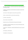 Stcw basic firefighting exam Questions and Answers Latest Graded A&plus;