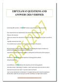 EBP EXAM &num;3 QUESTIONS AND&NewLine;ANSWERS 2026 VERIFIED&period;