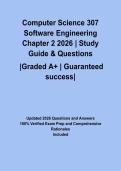 Computer Science 307 Software Engineering Chapter 2 2026 &vert; Study Guide & Questions