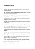 Forensics Test Latest 2026&sol;2027 Exam Questions and Verified Solutions