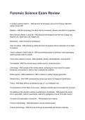 Forensics Exam 1 Updated &lpar;2026&sol;2027&rpar; Questions with Detailed Verified Answers