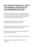 FINAL EXAM MODULE 22&NewLine;COMPREHENSIVE TEST PAPER 2026&NewLine;QUESTIONS WITH ANSWERS GRADED A&plus;