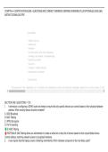 COMPTIA A&plus; CERTIFICATION EXAM &ndash;QUESTIONS AND CORRECT ANSWERS &lpar;VERIFIED ANSWERS&rpar; PLUS RATIONALES 2026 Q&A &vert;&NewLine;INSTANT DOWNLOAD PDF&period;