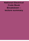 National Electrical Code Book Breakdown &ndash; Lecture Summary&comma; NEC Structure Guide & Electrical Code Navigation Review 2026