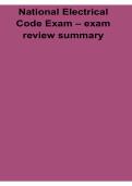 National Electrical Code Exam &ndash; Exam Review Summary&comma; NEC Study Guide & Electrical Certification Preparation 2026