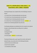 Ohio PTA Jurisprudence Exam Study Guide Practice Questions and Law Review Notes 2026
