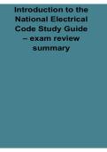 Introduction to the National Electrical Code Study Guide &ndash; Exam Review Summary&comma; NEC Basics & Electrical Certification Preparation Guide 2026 &lpar;Author&colon; Not specified&rpar;