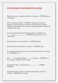 STATIONARY ENGINEER EXAM 2026  
