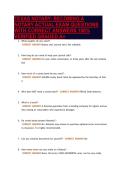 TEXAS NOTARY&colon; BECOMING A&NewLine;NOTARY ACTUAL EXAM QUESTIONS&NewLine;WITH CORRECT ANSWERS 100&percnt;&NewLine;VERIFIED GRADED A&plus;
