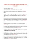 Assisted Living Administrator Exam Questions and Answers &NewLine;2026-2027 