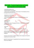 WGU D685 - Practical Applications of Prompt Exam Questions and Answers 2026