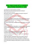 WGU D685 EXAM WITH CORRECT SOLUTIONS GRADED A&plus; 2026