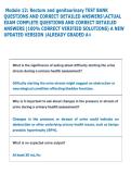 NURS 368 Health Assessment ATI 3&period;0 &lpar;Abdoemn &NewLine;&sol;GI&sol;Rectum&rpar; Radford University QUESTIONS AND CORRECT &NewLine;DETAILED ANSWERSACTUAL EXAM COMPLETE QUESTIONS &NewLine;AND CORRECT DETAILED ANSWERS &lpar;100&percnt; CORRECT &NewLine;VERIFIED SOLUTIONS&rpar; A NEW UPDATED VERSION &NewLine;&vert;ALREADY