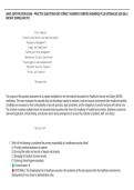 IAHSS CERTIFICATION EXAM &ndash; PRACTICE QUESTIONS AND CORRECT ANSWERS &lpar;VERIFIED ANSWERS&rpar; PLUS RATIONALES 2026 Q&A &vert;&NewLine;INSTANT DOWNLOAD PDF&period;
