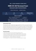 NIMS ICS 400 Package Complete Exam Bundle Actual Exam 2026&sol;2027 &vert; Complete Exam-Style Questions &vert; 100&percnt; Verified &ndash; Detailed Rationales &ndash; Pass Guaranteed &ndash; A&plus; Graded