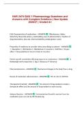 NUR 2474 QUIZ 1 Pharmacology Questions and Answers with Complete Solutions &vert; New Update 2026&sol;27 &vert; Graded A&plus;