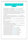 NAB NURSING HOME ADMINISTRATOR EXAM QUESTIONS AND ANSWERS COMPLETE STUDY GUIDE WITH VERIFIED ANSWERS FOR CERTIFICATION SUCCESS