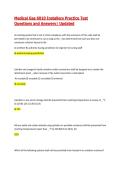 Medical Gas 6010 Installers Test&NewLine;Questions and Answers&vert; Updated