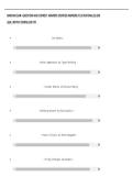 MAR3400 EXAM &ndash;QUESTIONS AND CORRECT ANSWERS &lpar;VERIFIED ANSWERS&rpar; PLUS RATIONALES 2026&NewLine;Q&A &vert; INSTANT DOWNLOAD PDF&period;