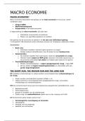 Samenvatting Macro-economie &lpar;incl&period; alle bewijzen v&sol;d prof&rpar; &vert; UA  Prof&period;dr&period; Tom Potoms&vert; 2025&sol;26 