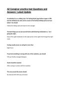 Arizona Caregiver practice test Questions and Answers&vert; Latest Update 2026&sol;27