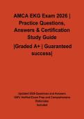 AMCA EKG Exam 2026 &vert; Practice Questions&comma; Answers & Certification Study Guide
