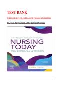 Complete Test Bank for Nursing Today&colon; Transitions and Trends &lpar;11th Edition&rpar; by JoAnn Zerwekh & Ashley Zerwekh Garneau &vert; Updated for 2026 Nursing Exams with Verified Answers